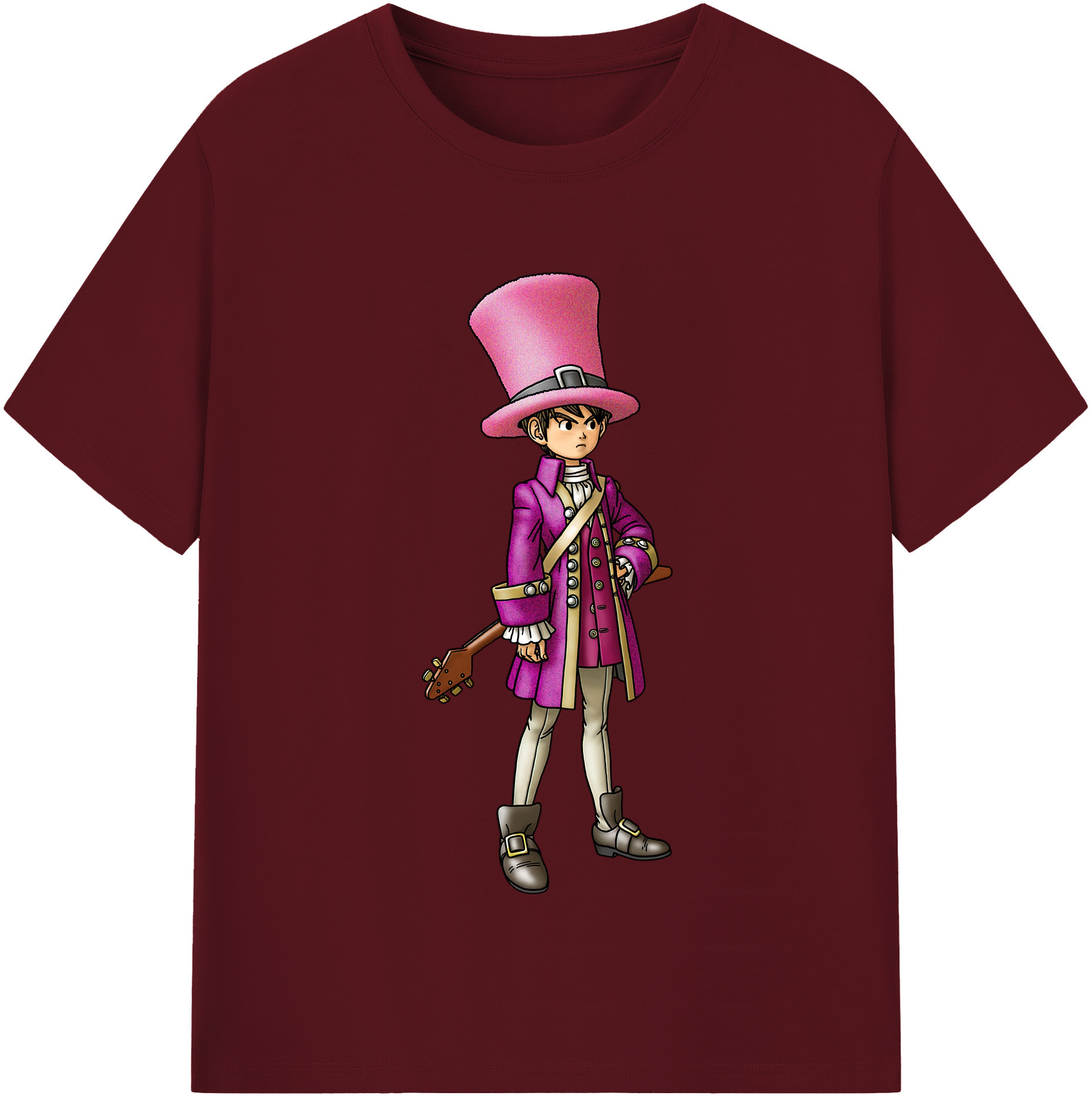 （画像用） ドラゴンクエスト Doragon Kuesuto Dragon Quest 綿100％半袖Tシャツ（フロントプリント）